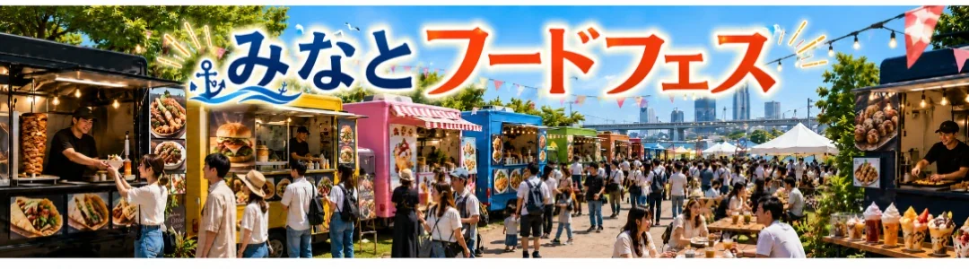 みなとフードフェスのバナー